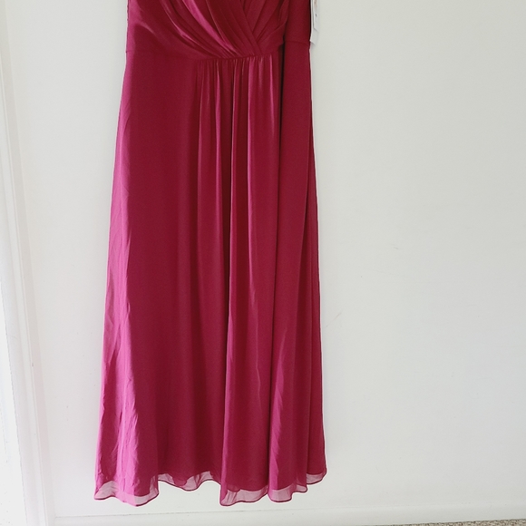 NWT HAYLEY PAIGE occasions burgundy maxi dress - Picture 5 of 14
